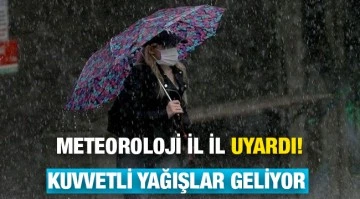 Meteoroloji il il uyardı! Kuvvetli yağışlar geliyor (23 Eylül hava durumu)