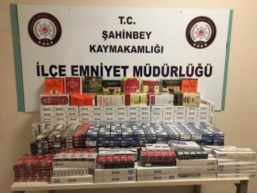 Gaziantep'te bin 528 paket gümrük kaçağı sigara ele geçirildi