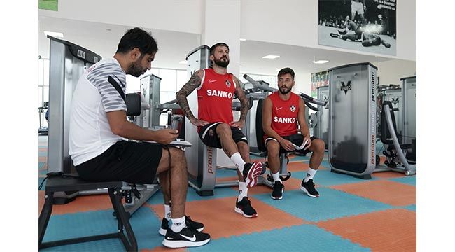  Gaziantep'te futbolculara sakatlık risk analiz testi yapıldı 