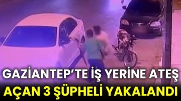 Gaziantep’te iş yerine ateş açan 3 şüpheli yakalandı