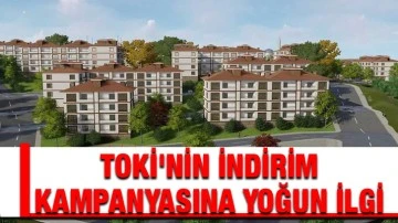 TOKİ'nin indirim kampanyasına yoğun ilgi