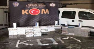 Gaziantep’te 2 bin 790 paket kaçak sigara ele geçirildi