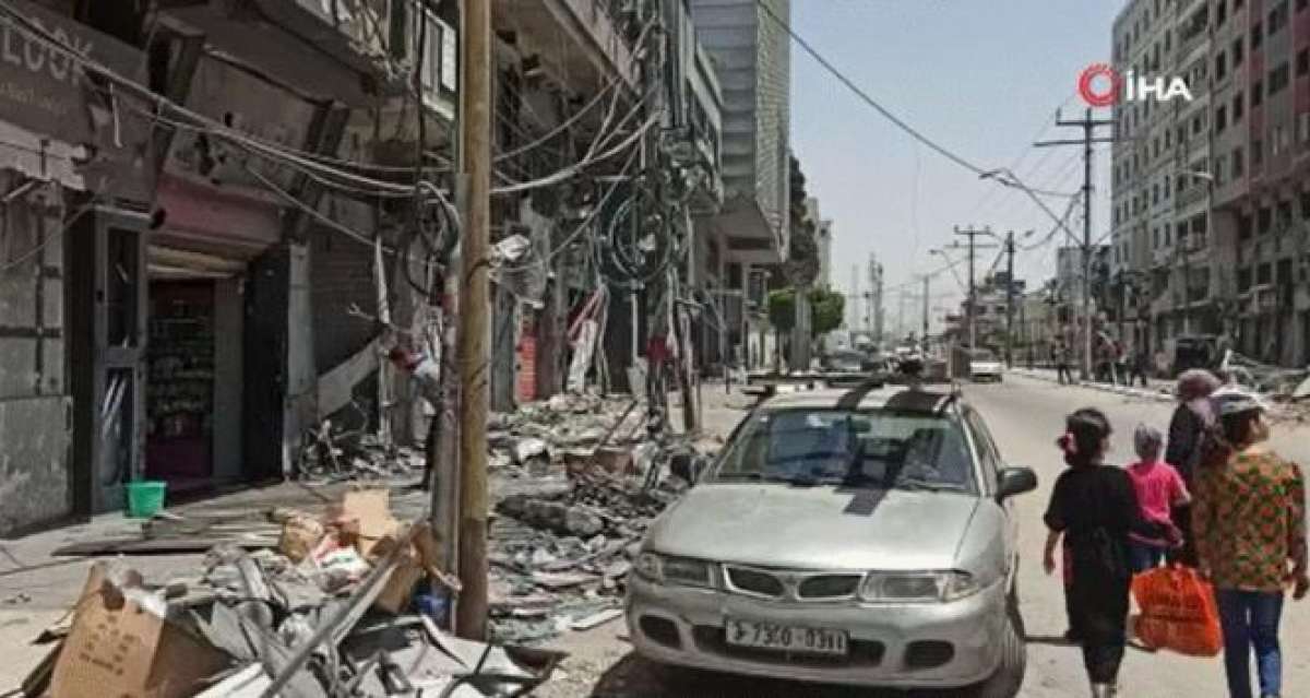 Gazze halkı ateşkes sonrası normal hayata dönmeye çalışıyor