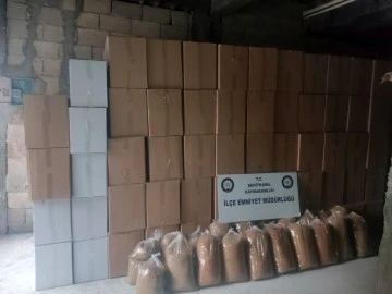 Gümrük kaçağı 4 milyon 300 bin makaron ele geçirildi