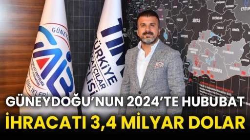 Güneydoğu’nun 2024’te hububat ihracatı 3,4 milyar dolar