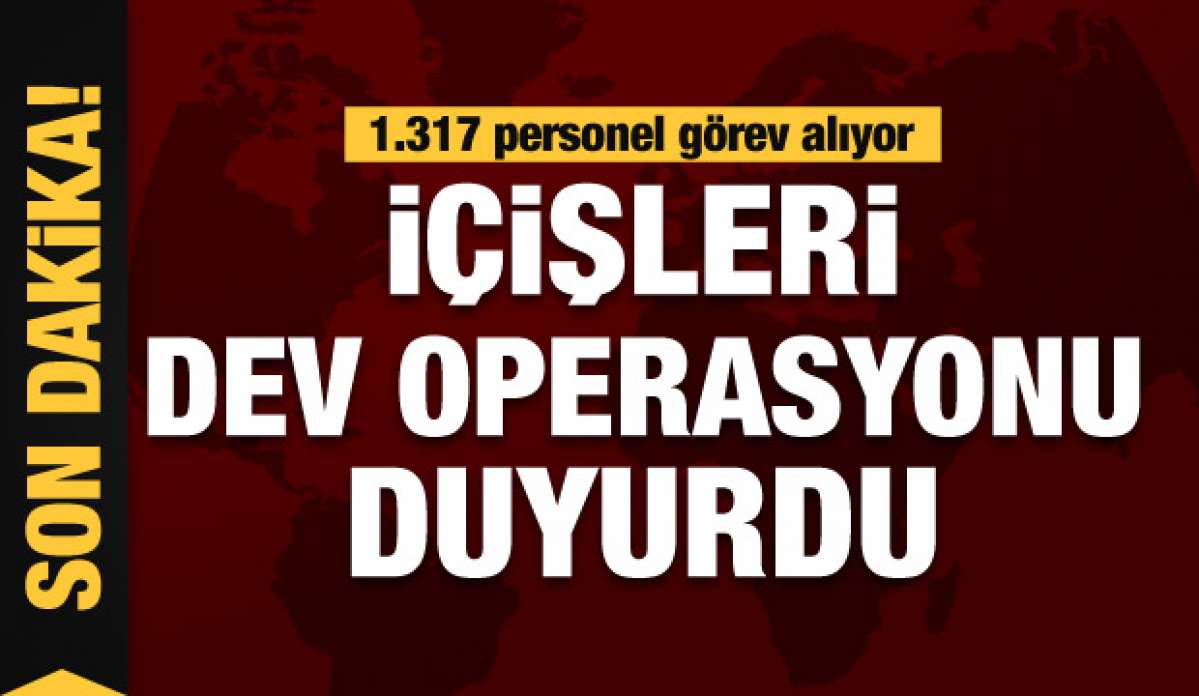 İçişleri duyurdu: Eren-12 Güleşli operasyonu başlatıldı