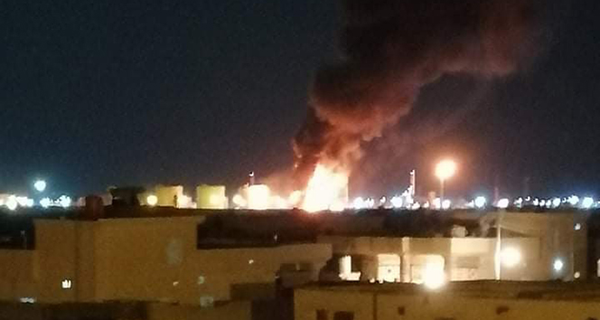 Irak'taki petrol rafinerisine yapılan saldırıyı DEAŞ üstlendi