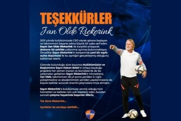 İskenderunspor’da Riekerink ile yollar ayrıldı