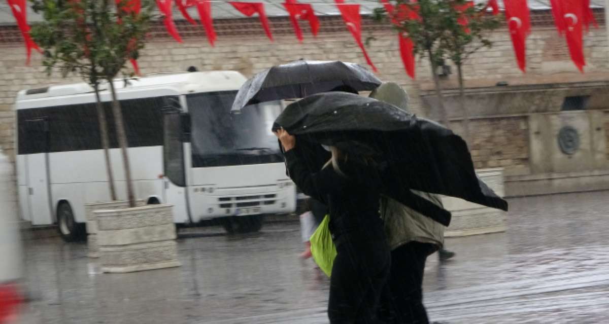 İstanbul'da sağanak yağış