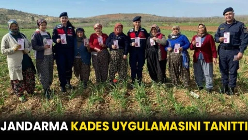 Jandarma KADES uygulamasını tanıttı