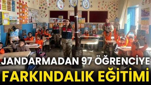 Jandarmadan 97 öğrenciye farkındalık eğitimi