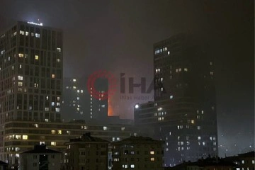 Kadıköy’de 24 katlı rezidansta yangın