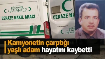 Kamyonetin çarptığı yaşlı adam hayatını kaybetti