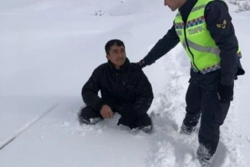 Kayıp Afgan uyruklu bekçiyi jandarma ekipleri buldu