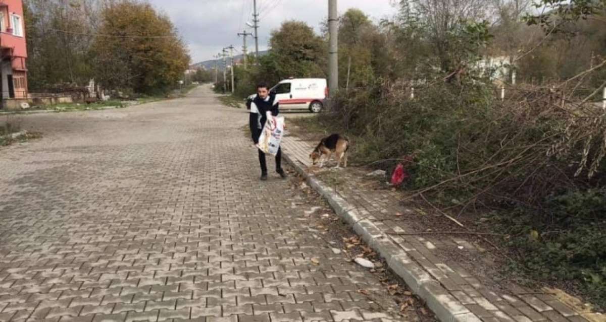 Kazancının yarısını sokak hayvanları için harcıyor