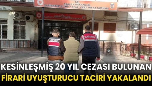 Kesinleşmiş 20 yıl cezası bulunan firari uyuşturucu taciri yakalandı