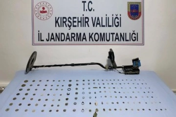 Kırşehir'de jandarmadan tarihi eser operasyonu