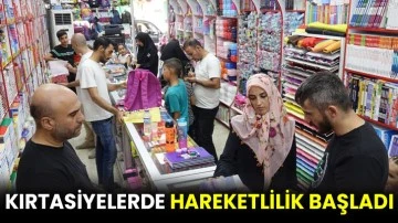 Kırtasiyelerde hareketlilik başladı