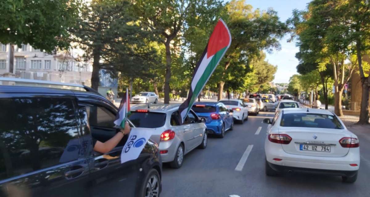 Konya'dan Filistin'e destek konvoyu