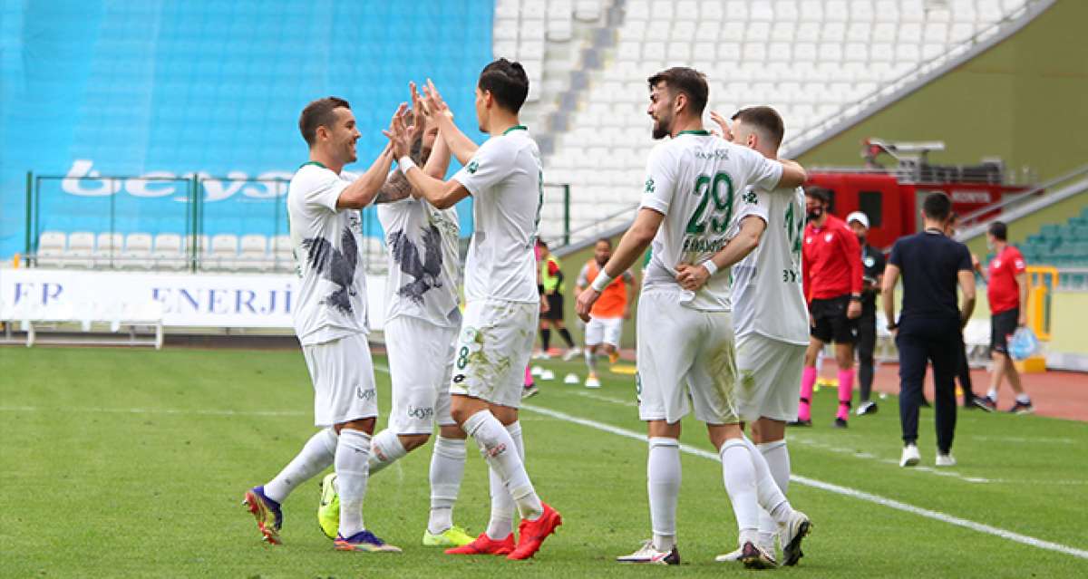 Konyaspor'dan Fatih Karagümrük'e farklı tarife : 5-1