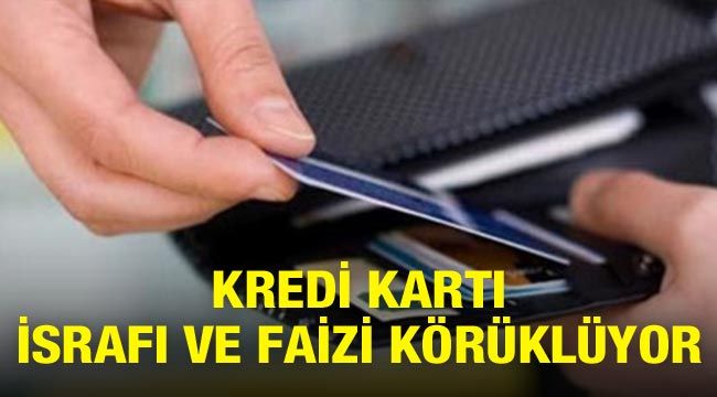 Kredi kartı israfı ve faizi körüklüyor