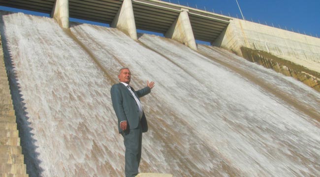 Kuraklık korkusunun yaşandığı ilçede barajlar doldu, taştı