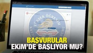 KYK burs ve öğrenim kredisi başvuruları Ekim'de başlıyor mu? GSB 2021-2022 başvuruları bu yıl..