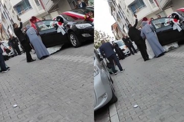 Maganda damat silahla dehşet saçtı! O anlar kamerada