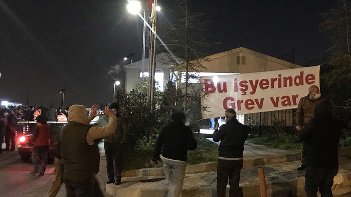 Maltepe Belediyesinde işçiler greve başladı