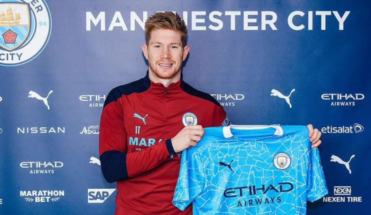 Manchester City, De Bruyne'ün sözleşmesini uzattı