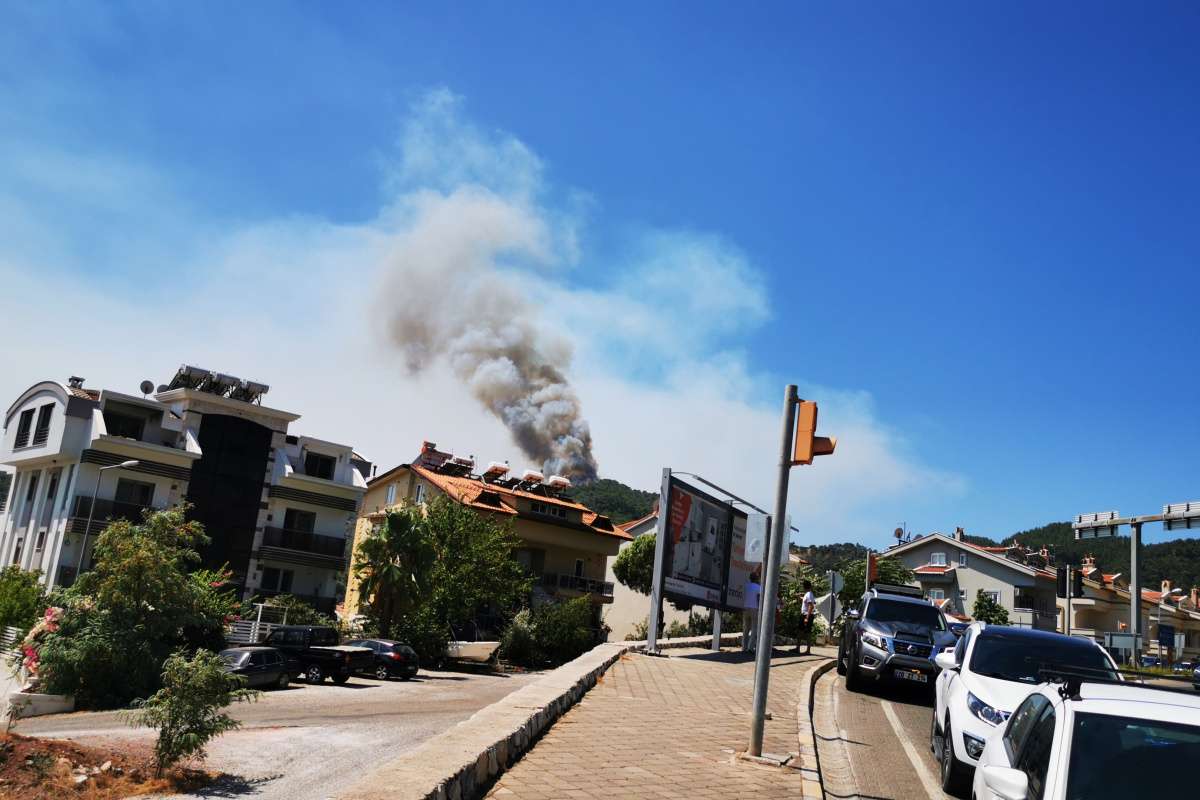 Marmaris Datça yolu kapandı