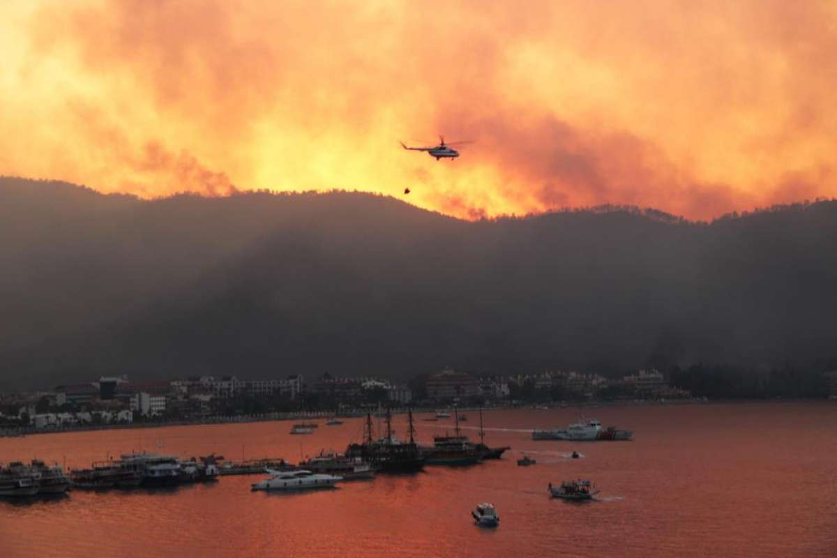 Marmaris'in ciğerleri yanıyor