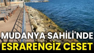 Mudanya Sahili'nde esrarengiz ceset