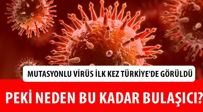 Mutasyonlu virüs ilk kez Türkiye'de görüldü...Peki neden bu kadar bulaşıcı?