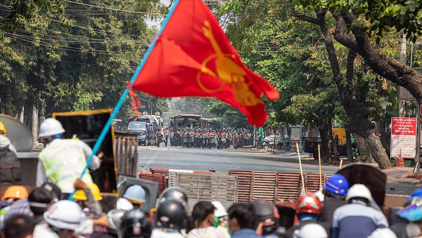 Myanmar'da ordu sözcüsü Tun: Protestolardaki can kayıplarından dolayı üzgünüz