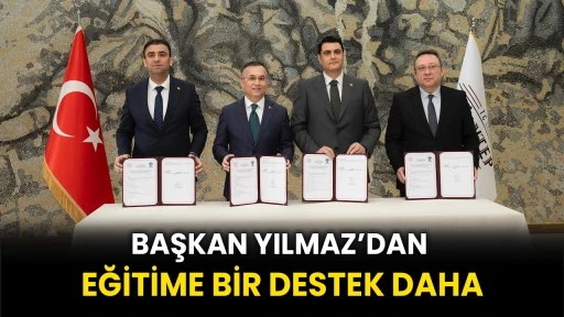 Başkan Yılmaz’dan Eğitime Bir Destek Daha