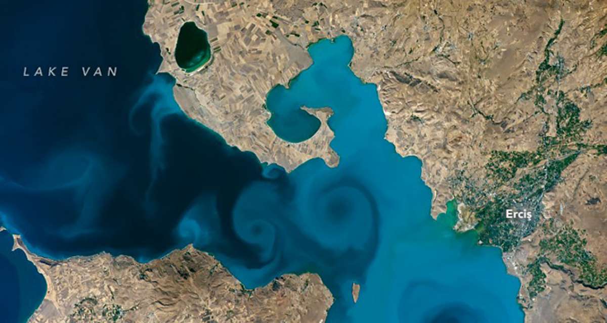 NASA fotoğraf yarışmasını Van Gölü kazandı