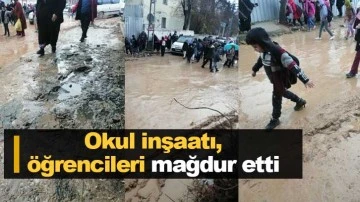  Okul inşaatı, öğrencileri mağdur etti