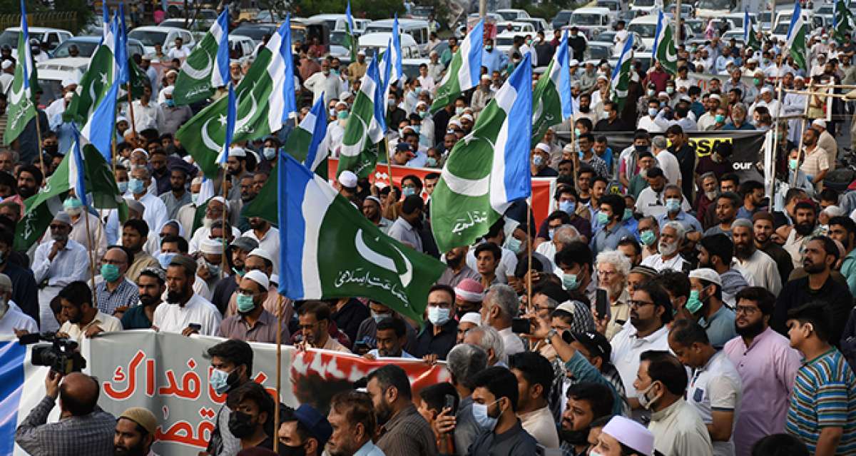 Pakistan'da İsrail karşıtı protesto