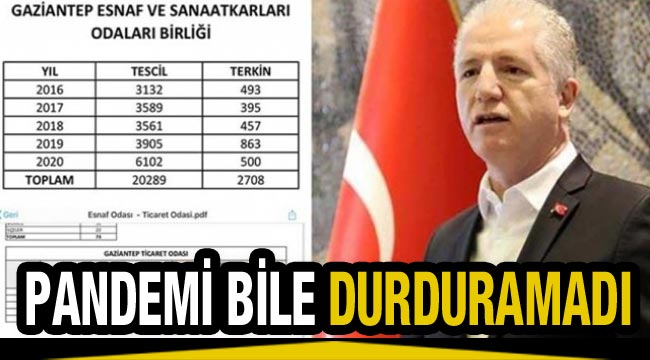 Pandemi bile durduramadı