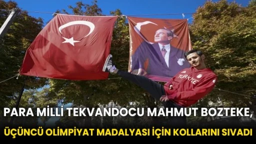 Para milli tekvandocu Mahmut Bozteke, üçüncü olimpiyat madalyası için kollarını sıvadı