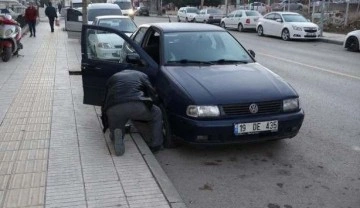 Park halindeki 15 aracın lastikleri kesildi!