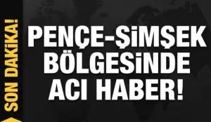 Pençe Şimşek Bölgesi'nde taciz ateşi: Bir şehit, bir yaralı