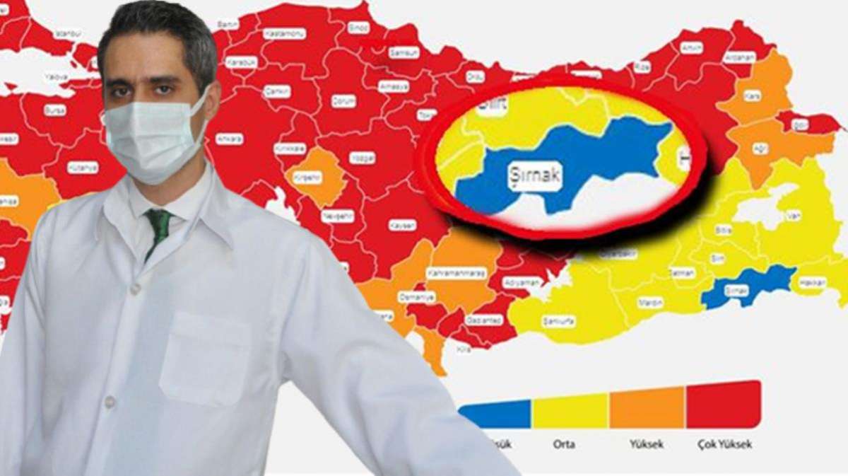 Risk haritasındaki tek mavi il! Şırnak İl Sağlık Müdürü başarılarının sırrını anlattı