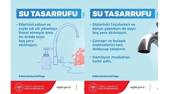  Sağlık Bakanlığından su tasarrufu uyarısı