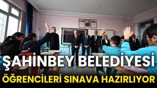 Şahinbey Belediyesi öğrencileri sınava hazırlıyor