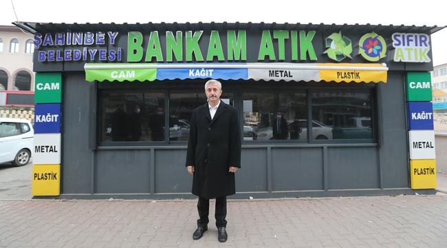 Şahinbey'de atık bankası kuruldu