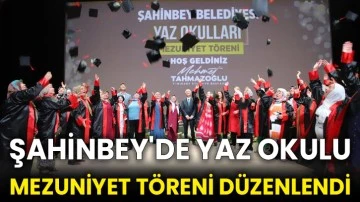 Şahinbey'de yaz okulu mezuniyet töreni düzenlendi