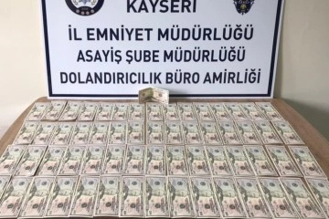 Sahte dolarla alışveriş yaparken yakalandı