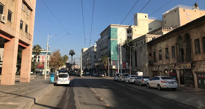 Şanlıurfa'da boş kalan cadde sokak ve meydanlar havadan görüntülendi